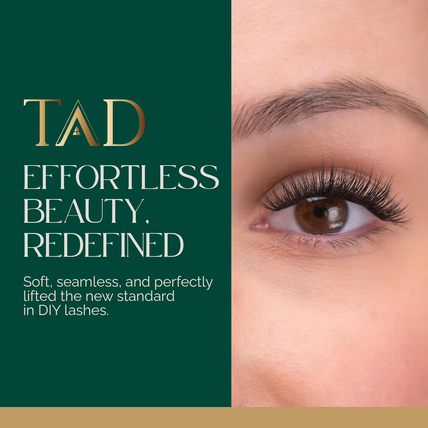 TAD Beauty Bliss Lash Clusters Kit - Wispy Lash Clusters Airy 8-14 mm C Curl DIY Lash Extension Kit Eyelash Clusters False Eyelashes Individual Lashes Natural Look Lash Kit- Bond, Seal, Tweezer (Midi)