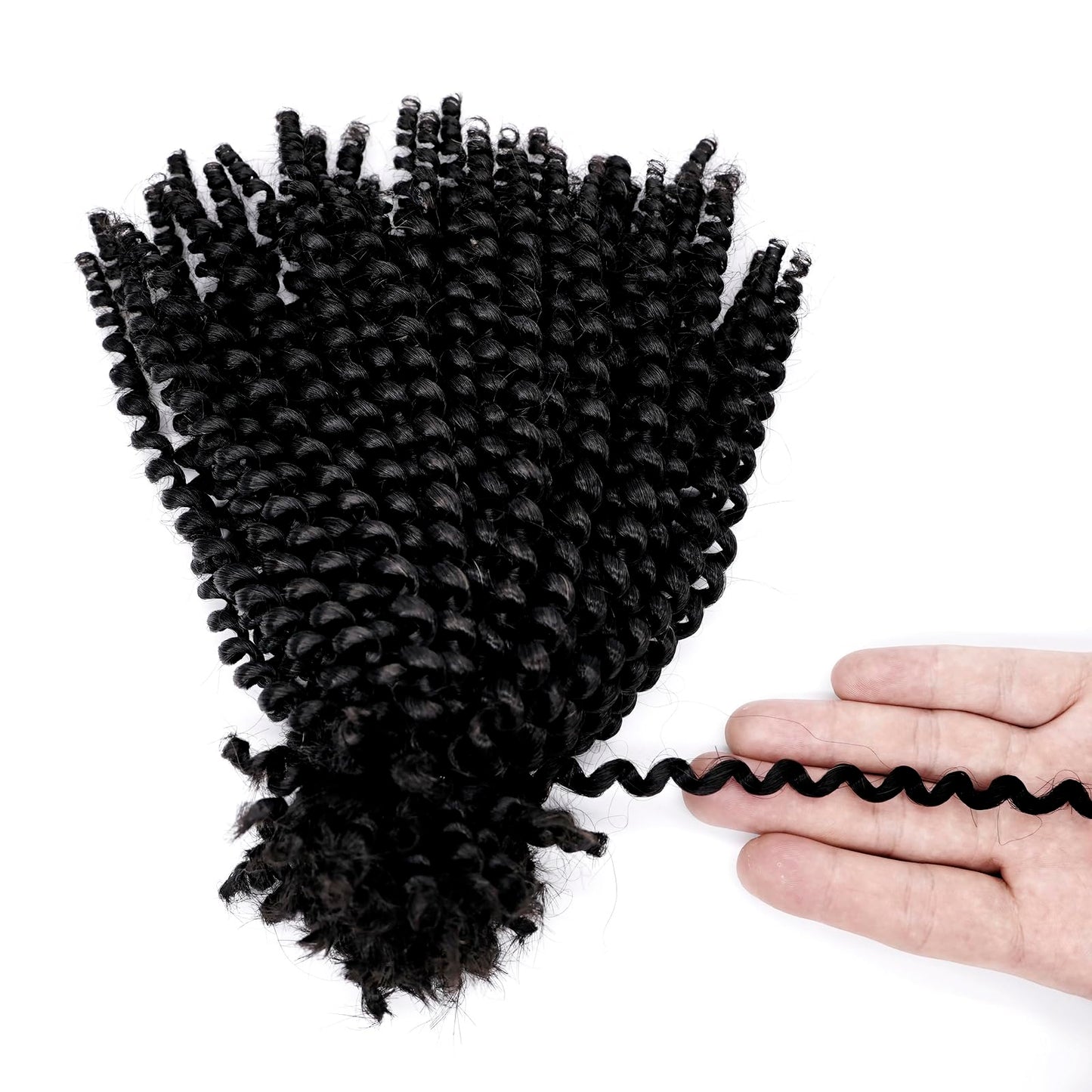 Linkmai 16 Inch Afro Kinkys Bulk Human Hair for Dreadlocks Making, Repairing and Extending,100% Afro Kinky Curly Human Hair Bulk Best Range100g/Pack Can be Dyed