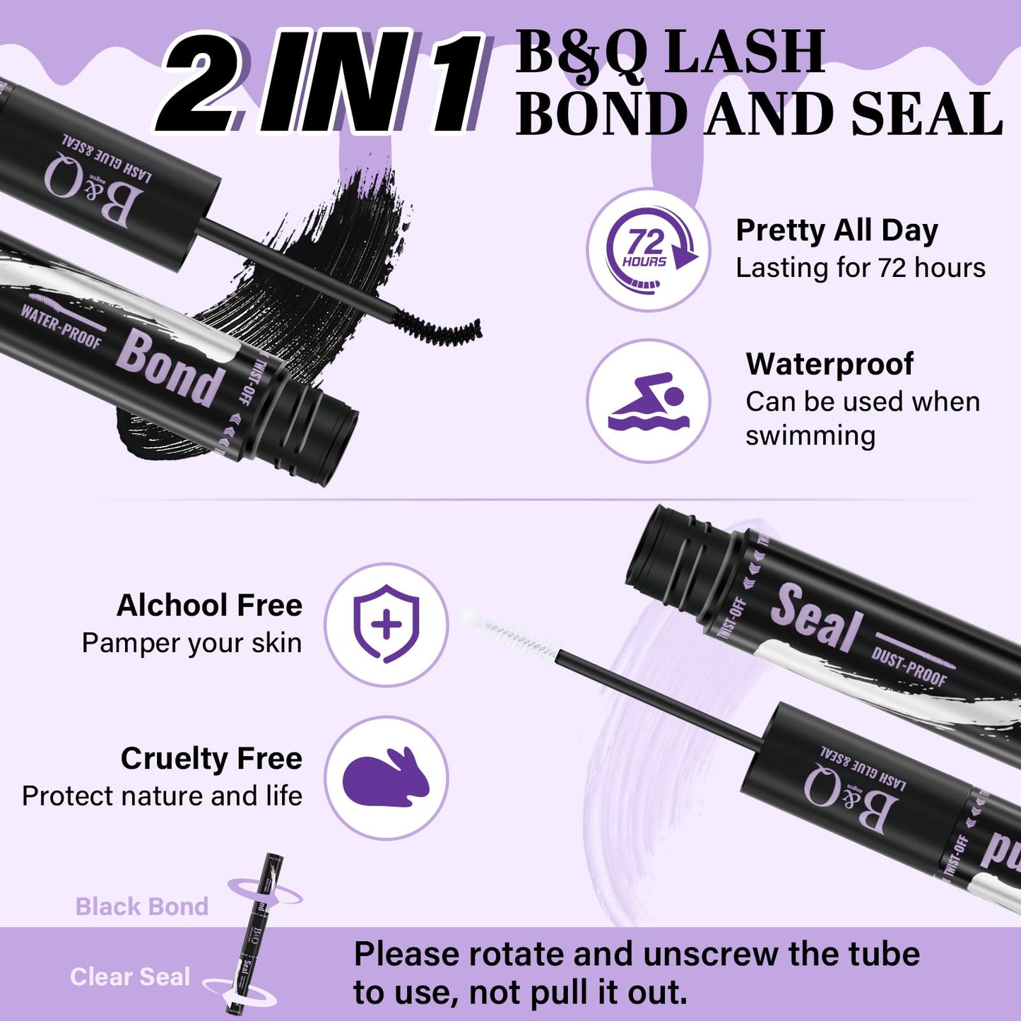 Lash Extension Kit for Beginners 280pcs Eyelash Extension Kit 30D 9-16 Mixed Lash Clusters Kit D Curl Lash Kit with Lash Bond and Seal Individual Lashes Kit DIY (KIT,30D-D-9-16MIX)