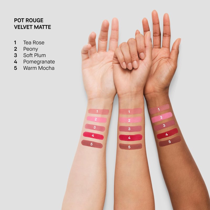Bobbi Brown Pot Rouge Velvet Matte | Whipped Cream-to-Powder Blush for Blur Effect | 2-in-1 for Cheeks & Lips, 0.3 Ounce, Soft Plum