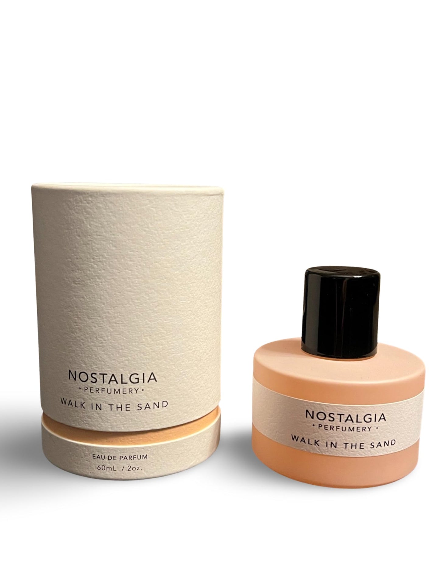 Nostalgia Perfumery WALK IN THE SAND Eau de Parfum - 2 Fl Oz - Notes: Lemon Blossom, White Florals, Wood