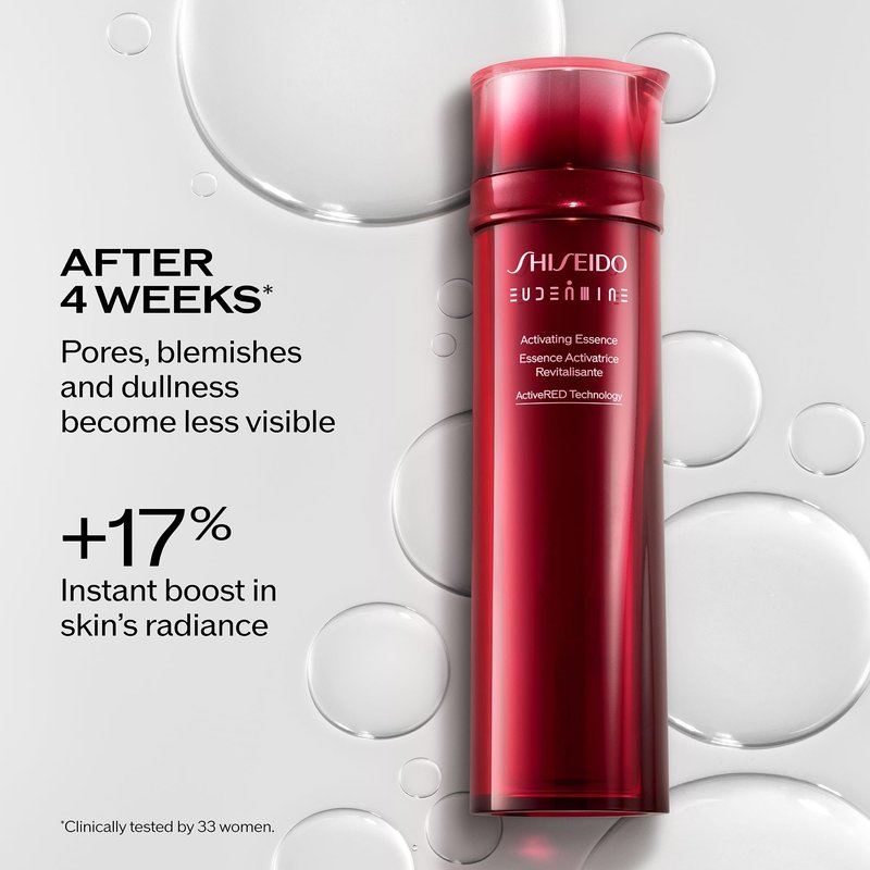 Shiseido Eudermine Activating Essence - 145 mL - Provides Deep Hydration & Targets Dark Spots - 24-Hour Hydration - Non-Comedogenic - All Skin Types