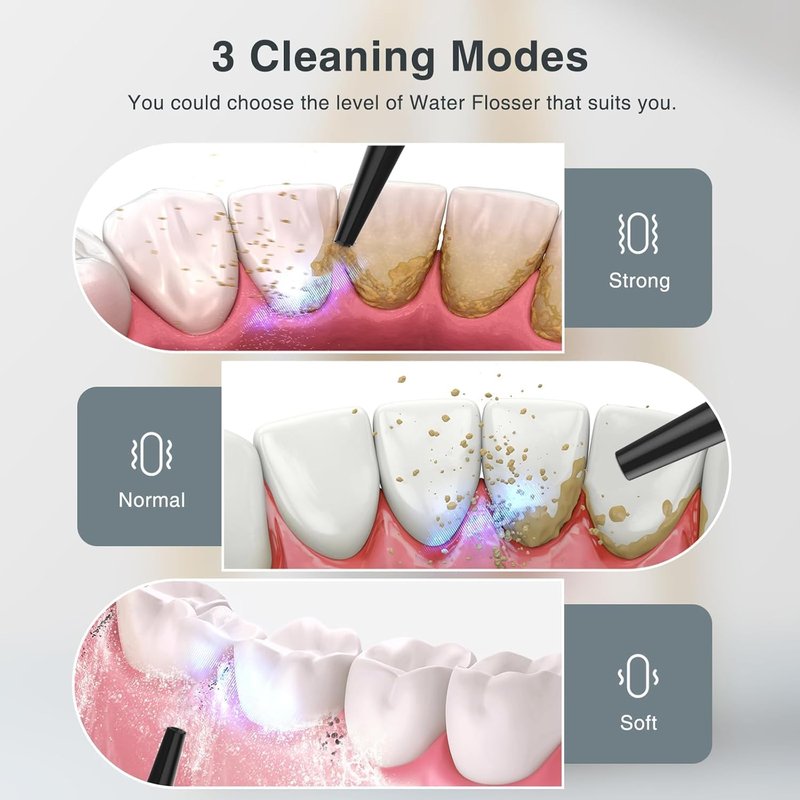 Electronic Tonsil Stone Remover Vacuum, 5X Magnifying Mirror, 3 Modes, LED Light Mouthwash, Bad Breath Water Flosser
