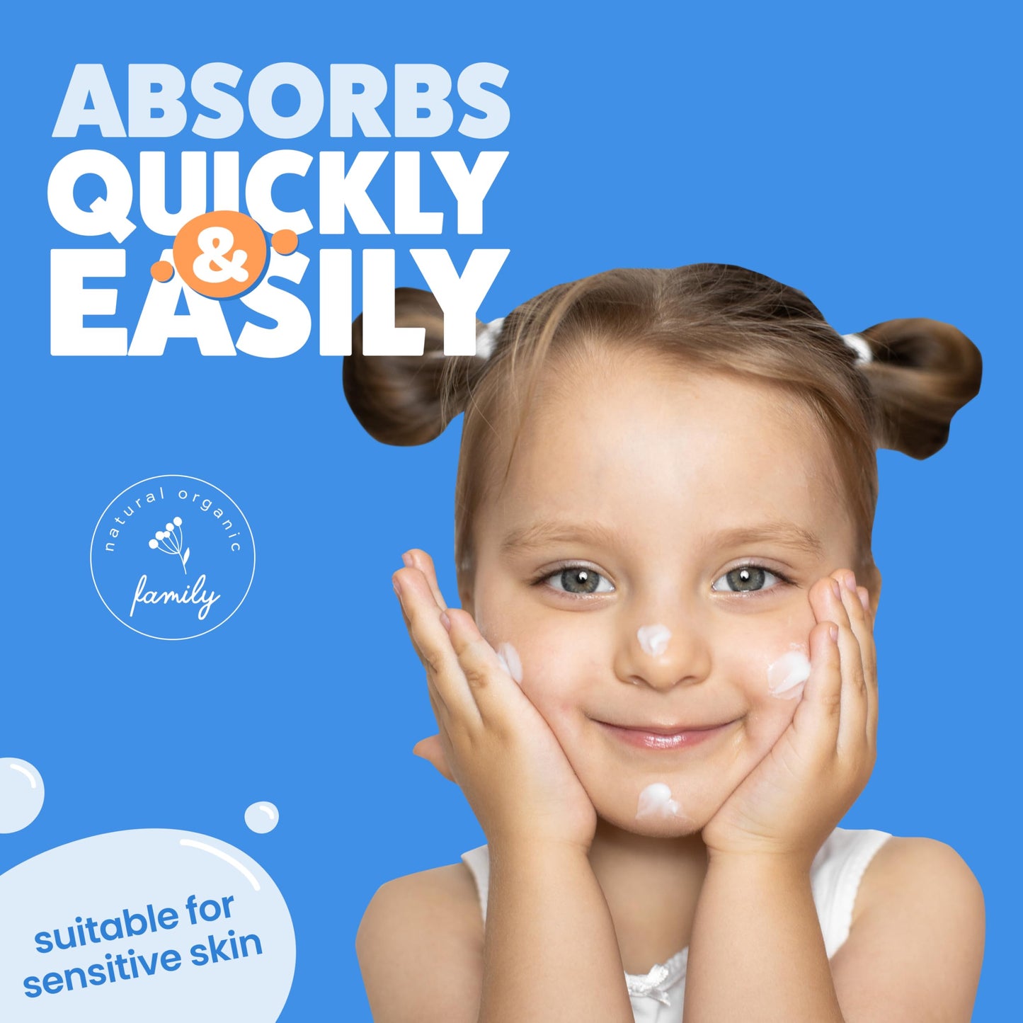 Award-Winning Kids Face Cream - Gentle & Calming Moisturizer with Natural Ingredients for Sensitive & All Skin Types - Fragrance-Free