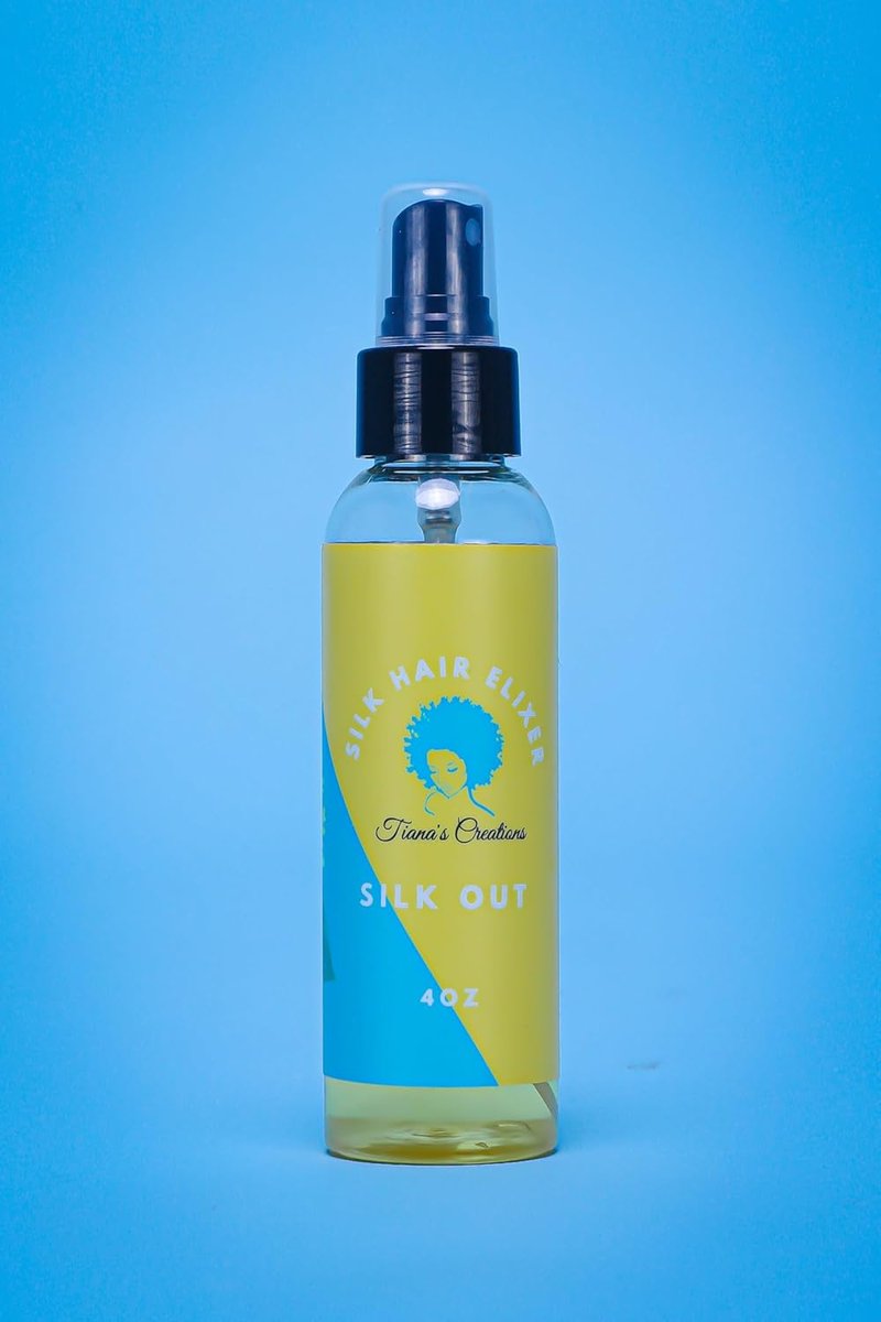 Silk Elixir Hair Treatment - Grapeseed & Sunflower Heat Protector for Frizz Control | 4 OZ