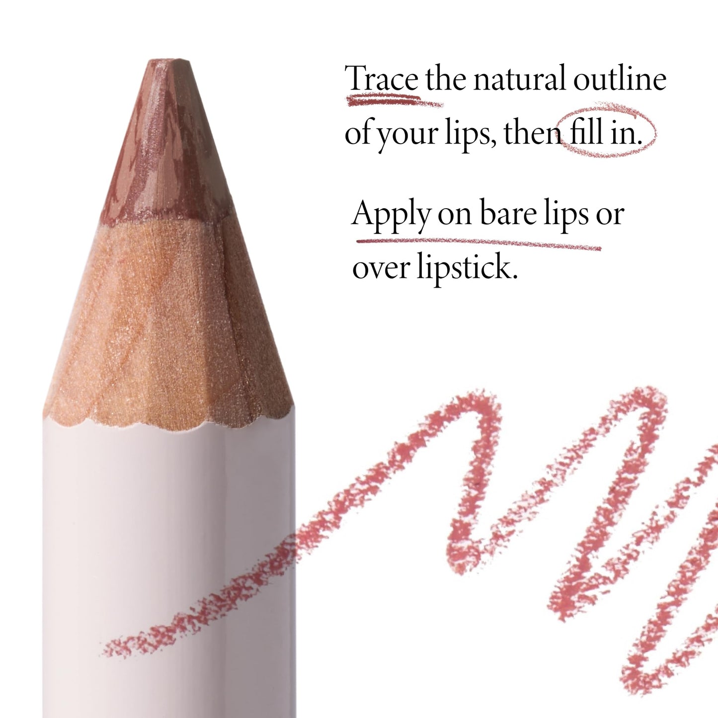 LAURA GELLER Lip Color & Liner Lip Kit | Jelly Balm Hydrating Tinted Lip Balm, In the Buff + Marble Lips Multidimensional Liner, Romantic Rose