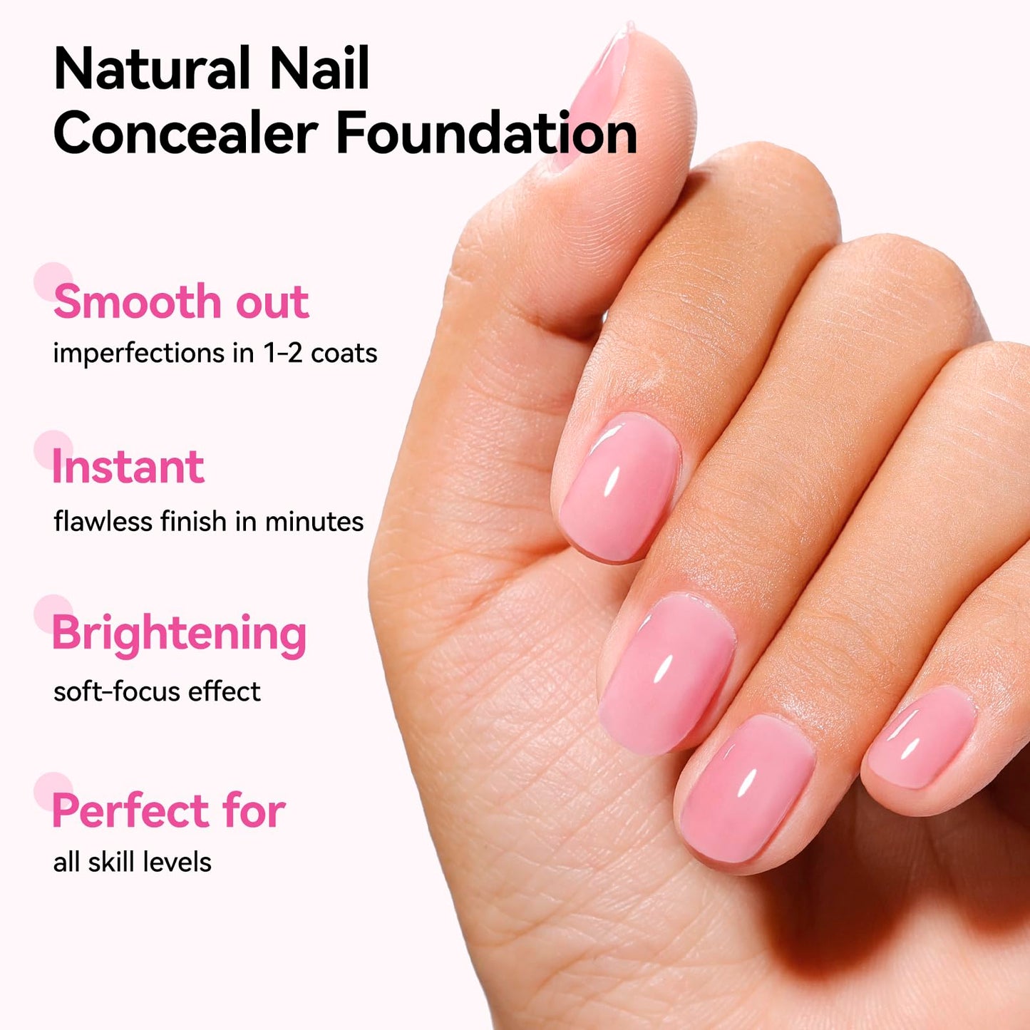Nailshion Base Coat,Quick Air Dry