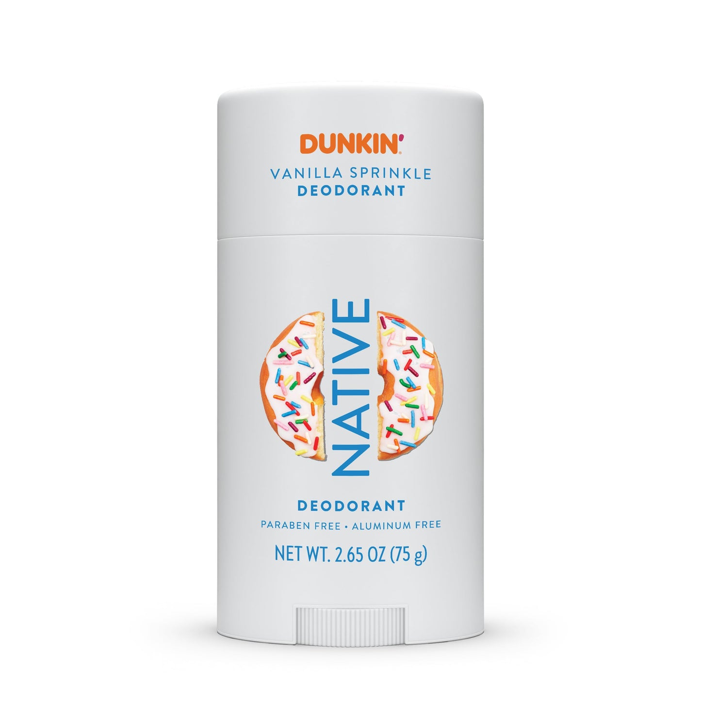 Native Deodorant | Limited Dunkin Donuts Edition | Aluminum Free with Baking Soda, Probiotics, Coconut Oil and Shea Butter | Vanilla Sprinkle 2.65oz