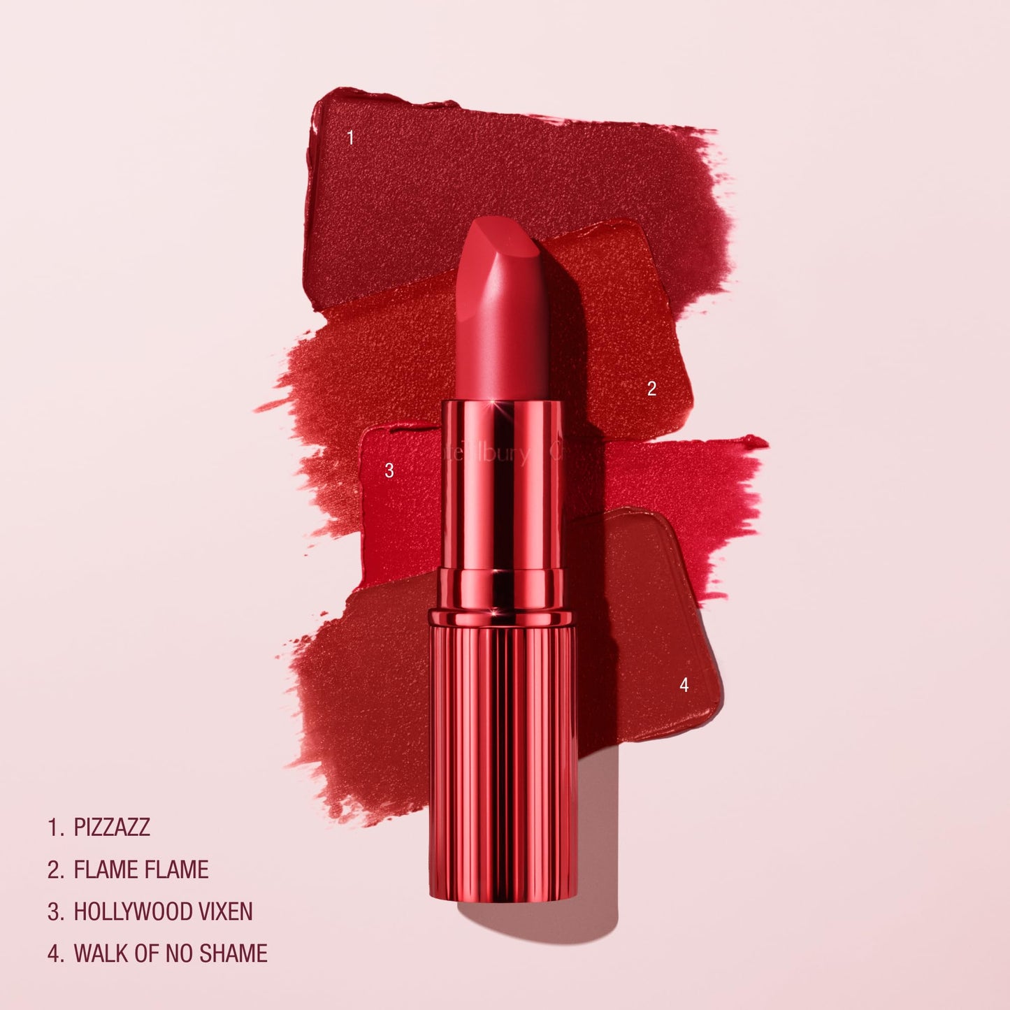 Charlotte Tilbury Matte Revolution Lipstick - Long Lasting, Matte Lipstick, Giftable Beauty Essential with Buildable Color & Lip-Loving Ingredients - Creamy, Easy to Blend Formula - Pizzazz