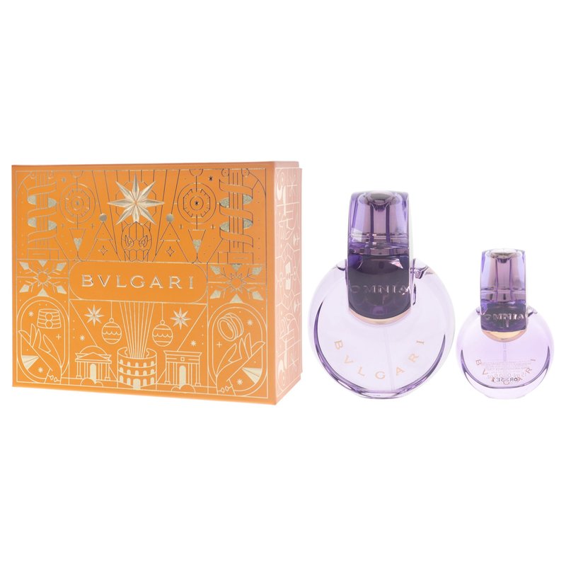Omnia Amethyste by Bvlgari for Women - 2 Pc Gift Set 3.4oz EDT Spray, 0.5oz EDT Spray