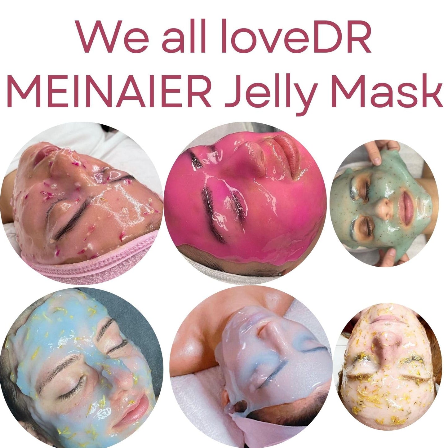 DR MEINAIER Vajacial Hydro Jelly Mask Powder for Face, Collagen Face Mask for Women, Jelly Facial Mask for Teens and Women (Aloe Vera)