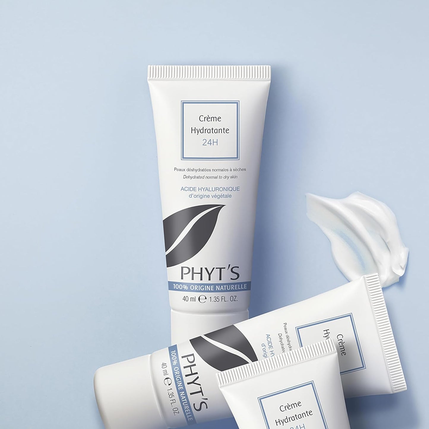 Phyts 24H Moisturizing Cream - Nourishing Face Moisturizer with Sunflower Oil & Aloe Vera - 1.7 oz for Dry Skin