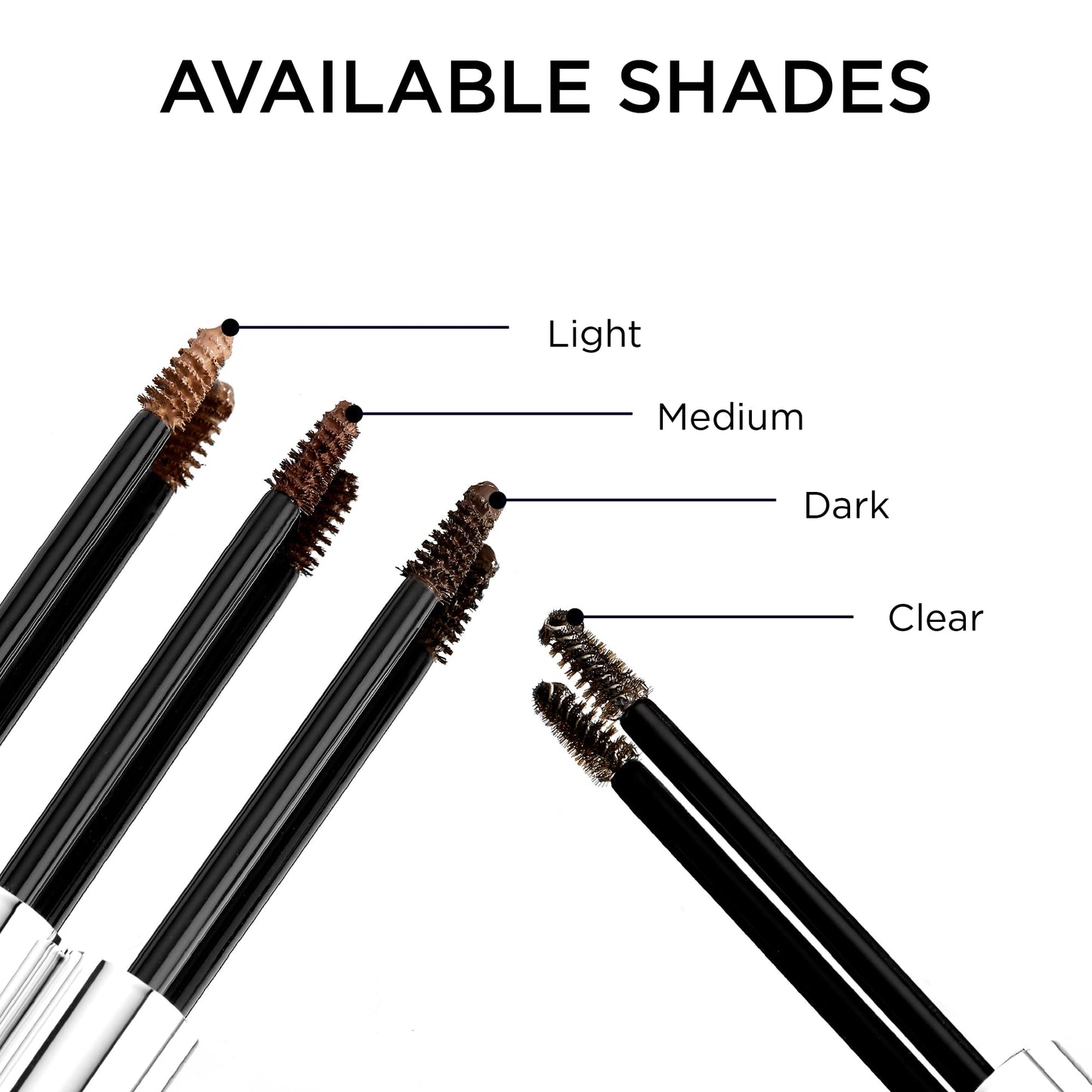 Sigma Beauty Tint + Tame Dark Brow Gel – Professional Grade Brow Tint & Shaping Gel for Filling, Grooming, & Shaping Brows - For Achieving Natural, Feathered Brows (Dark Brown Brow Gel for Dark Hair)