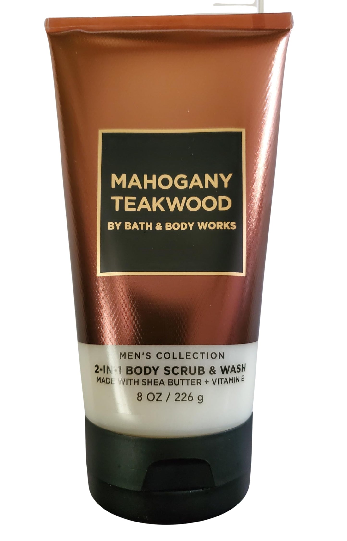Bath and Body Works Men's Mahogany Teakwood Body Scrub 8 Ounces