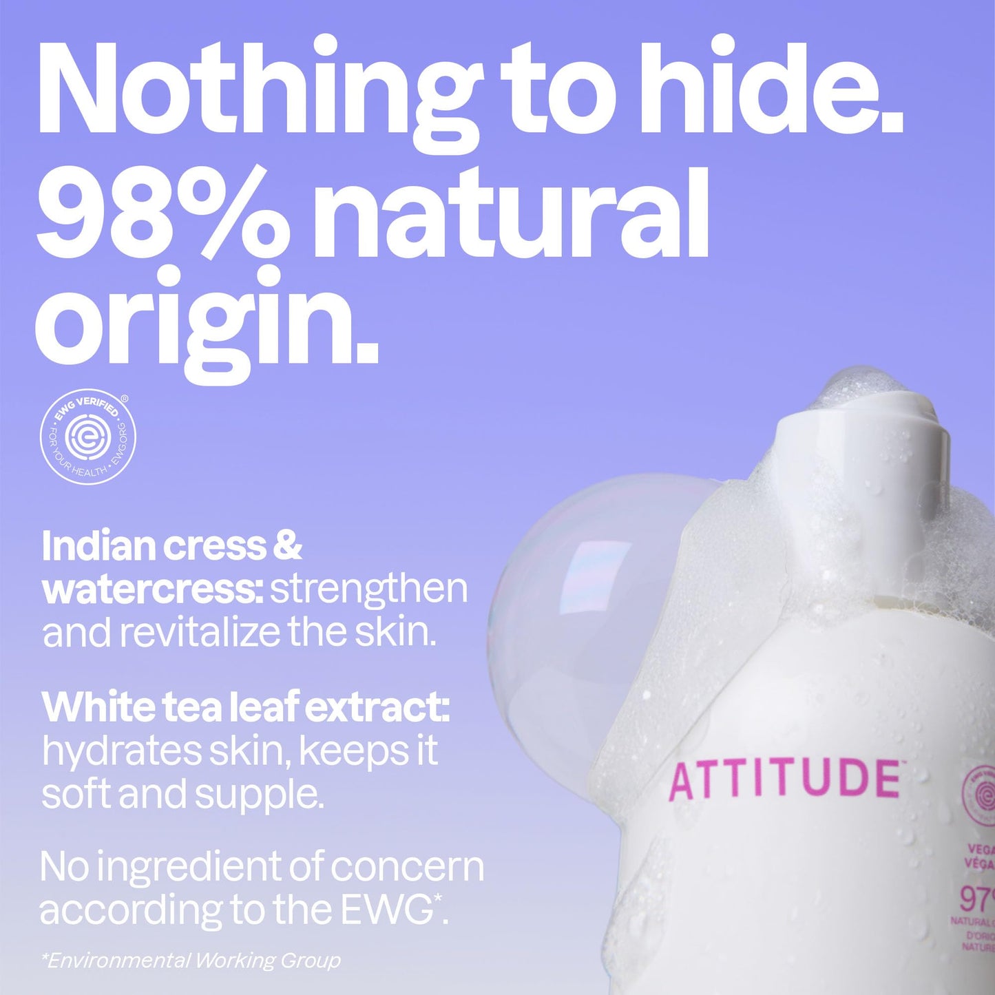 Attitude Super Leaves Bubble Wash