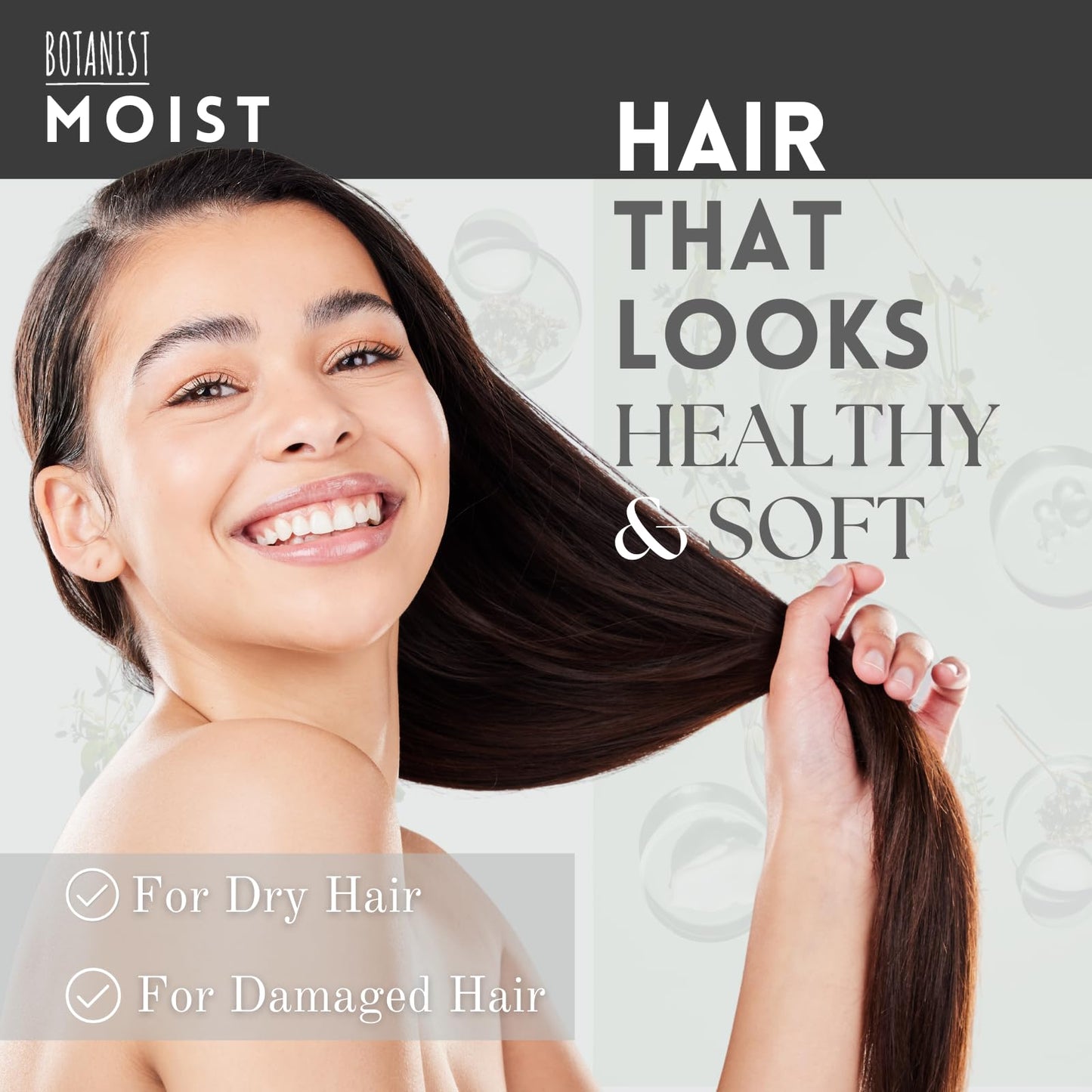 Botanist Hydrating Shampoo for Men, Curly Hair Shampoo for Women with Collagen, Jojoba Oil Extract & Keratin from Japan, Paraben & Sulfate Free SHAMPOO with Pump, Apricot& Jasmine 15.5Fl Oz MOIST 2EA