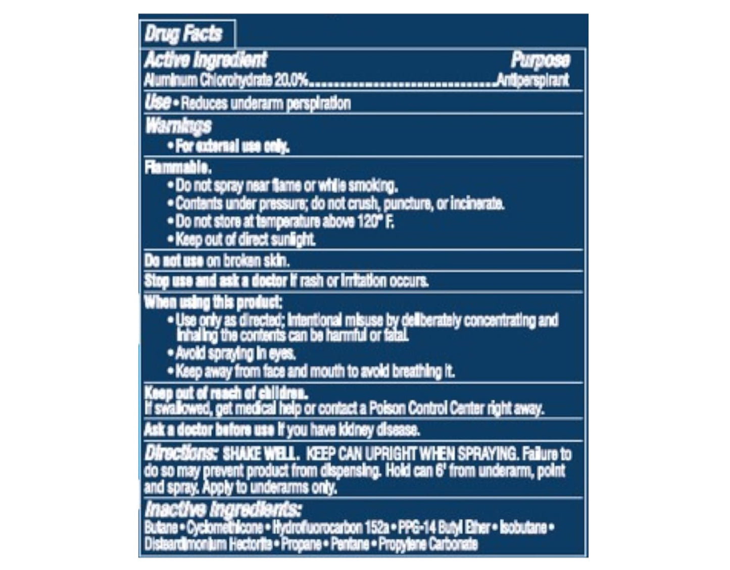 Right Guard Sport Unscented Aerosol Antiperspirant Spray 6 oz (Pack of 2)