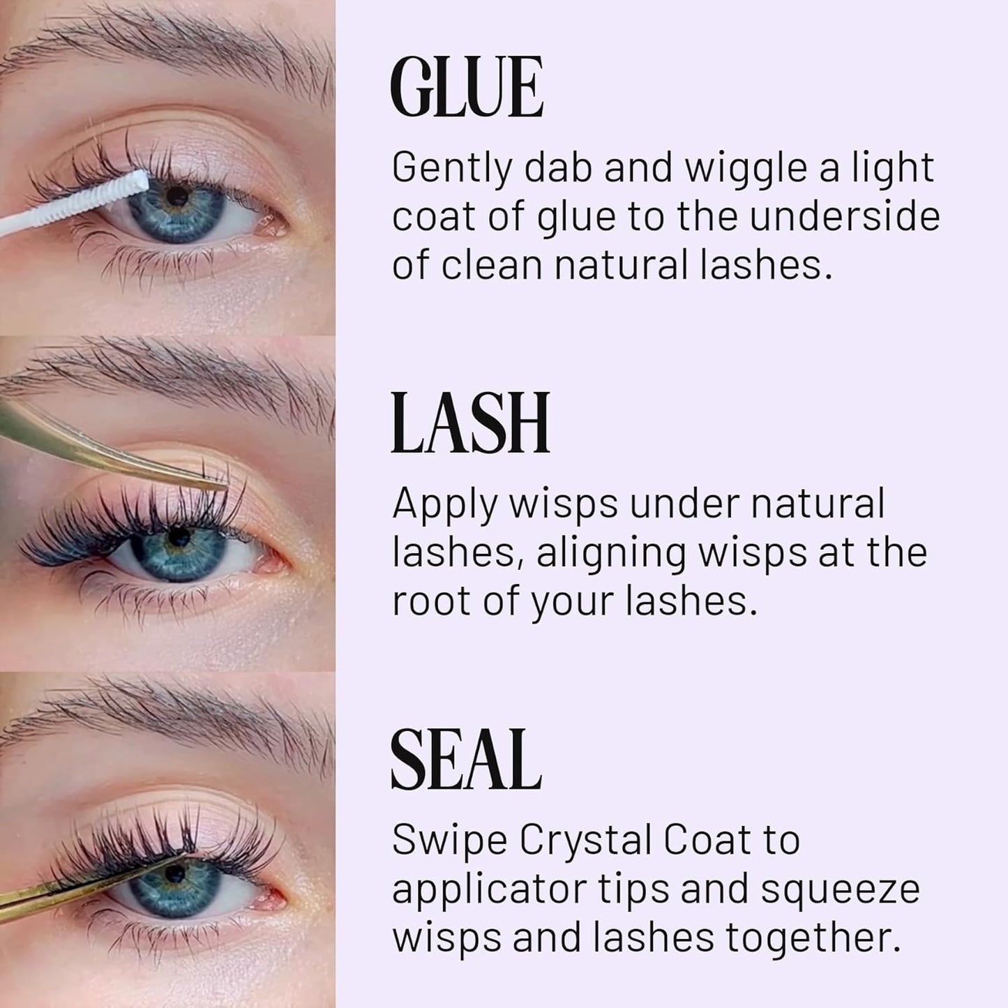 Dawn Natural Faux Eyelash Clusters - 12mm DIY Lash Extensions | Lightweight, Lifelike & Cruelty-Free - 3 Pack