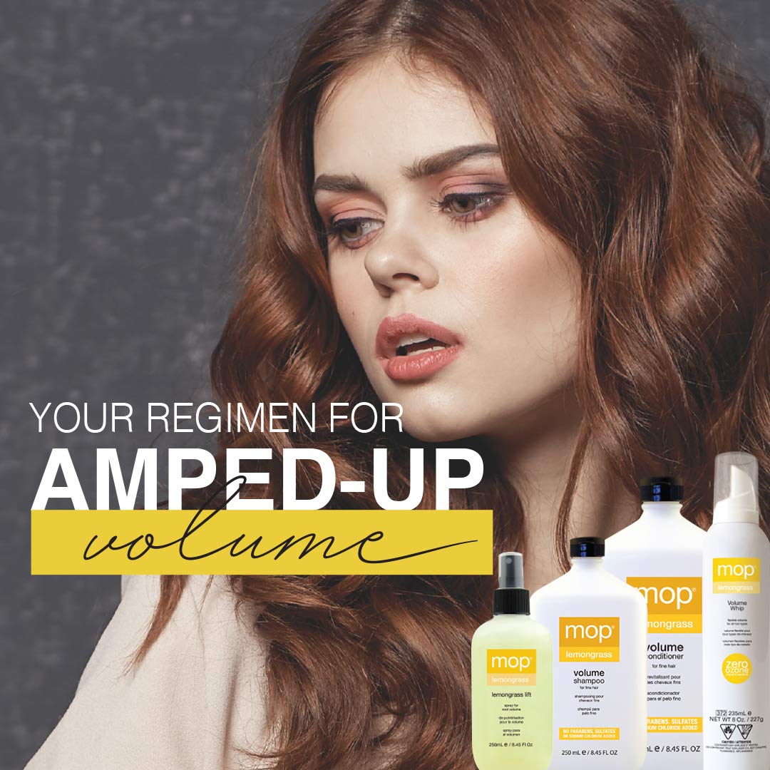 MOP - Lemongrass Lift Root Spray - Volumizes & Heat Protection- 8.45 fl oz