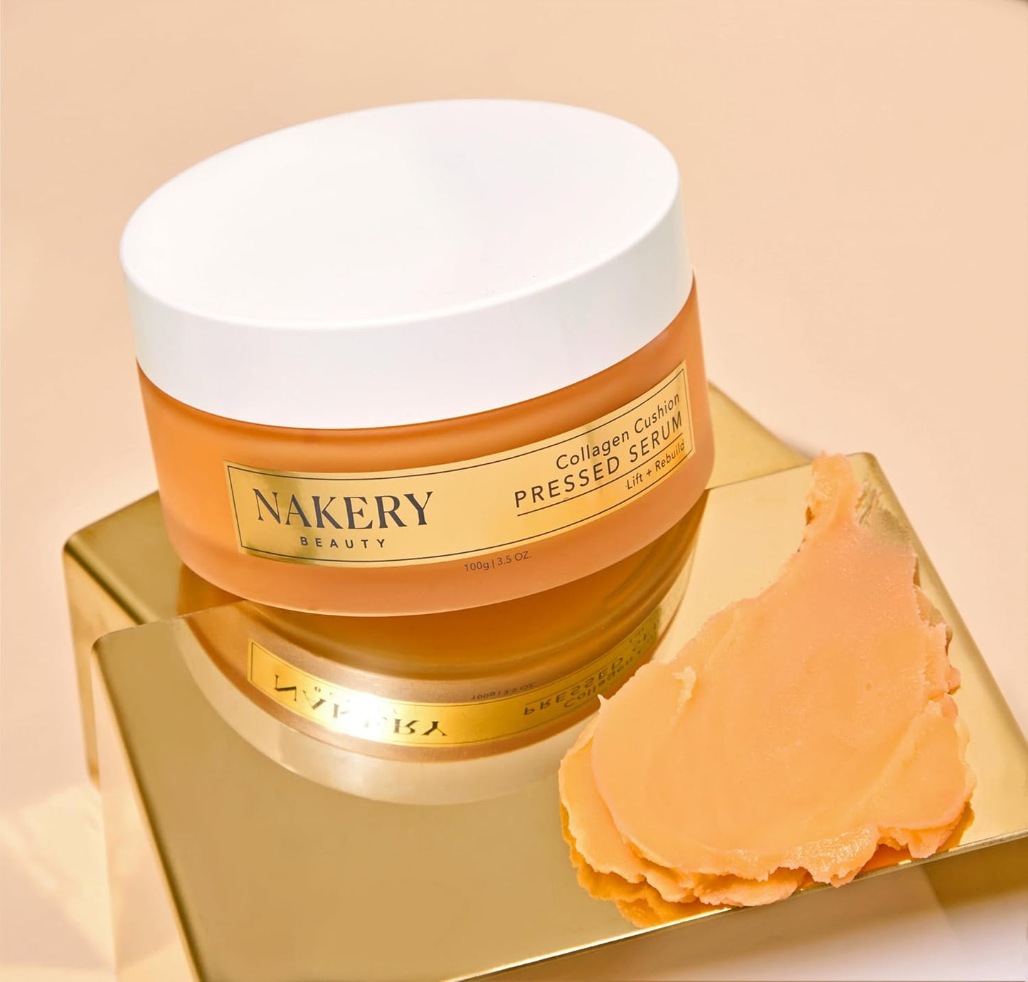 Collagen Cushion Pressed Serum - Anti-Aging Hydrating Face Cream with Retinol & Peptides | Skin Tightening for Wrinkles & Stretch Marks