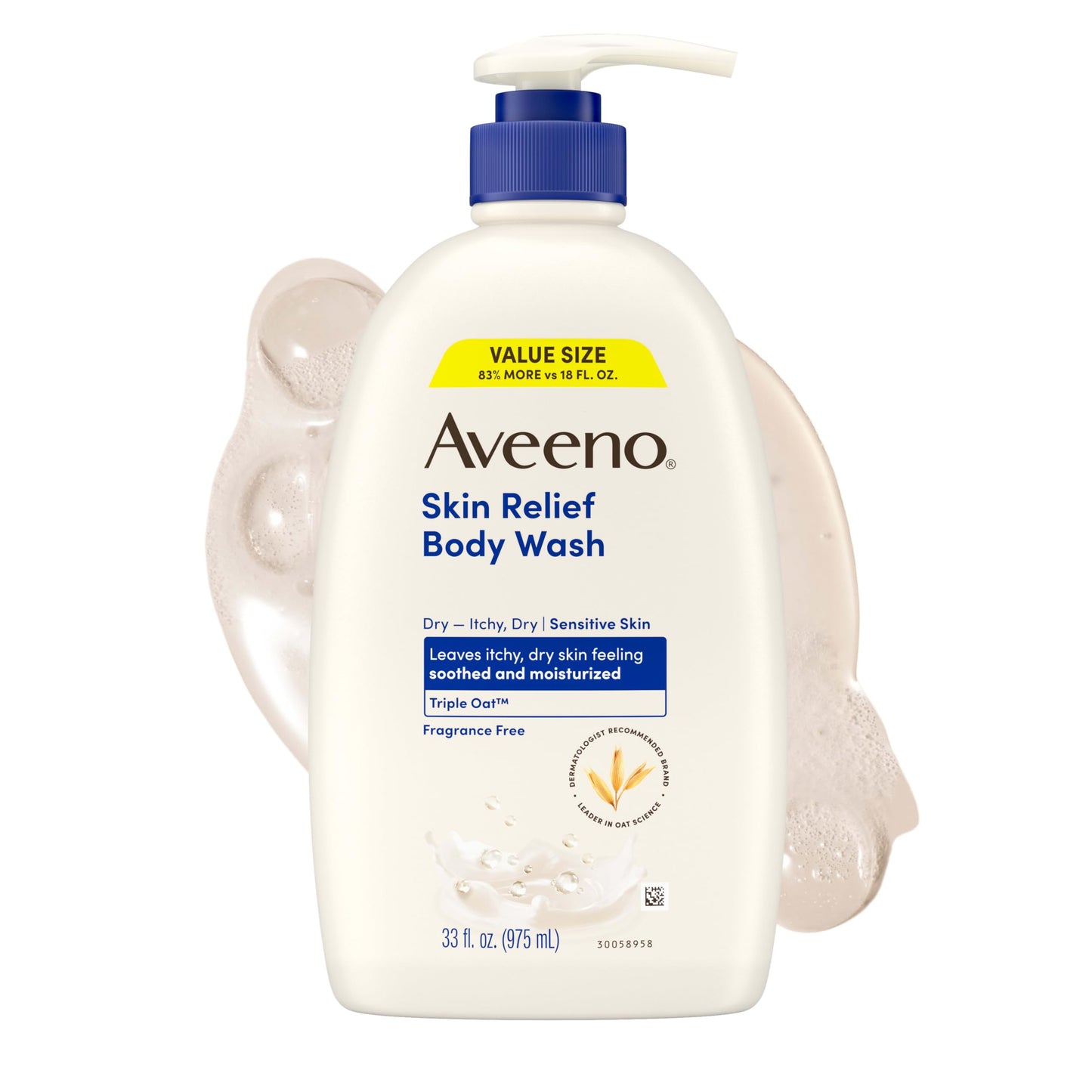 Aveeno Skin Relief Fragrance Free Body Wash,
