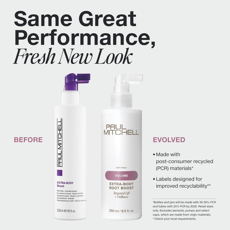 Paul Mitchell Extra-Body Root Boost Volumizing Spray,Targeted Lift,Adds Fullness,For Fine Hair,16.9 fl oz,(Pack of 2)