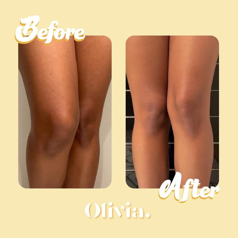 Olivia Beauty Leg Scrub - All-Natural Exfoliating Body Scrub for Women | Moisturizing Organic Formula - 8 Oz