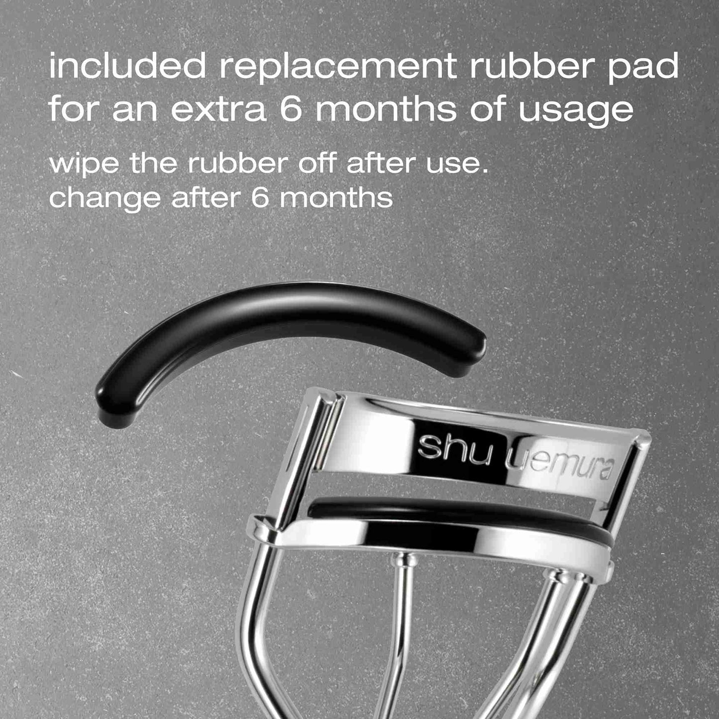Shu Uemura Iconic Eyelash Curler, Achieve Precise Control and Long-Lasting Curl with Silicone Pad
