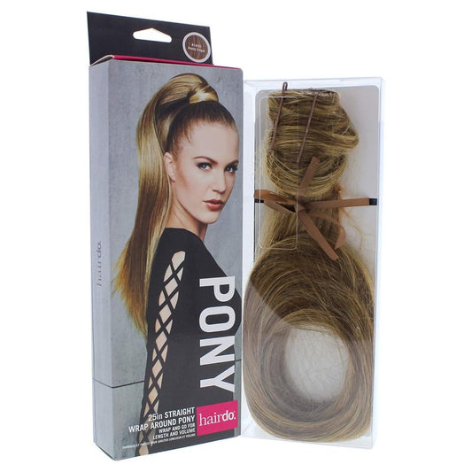 Straight Wrap Around Ponytail - R14 25 Honey Ginger | Sleek & Stylish Hair Extension