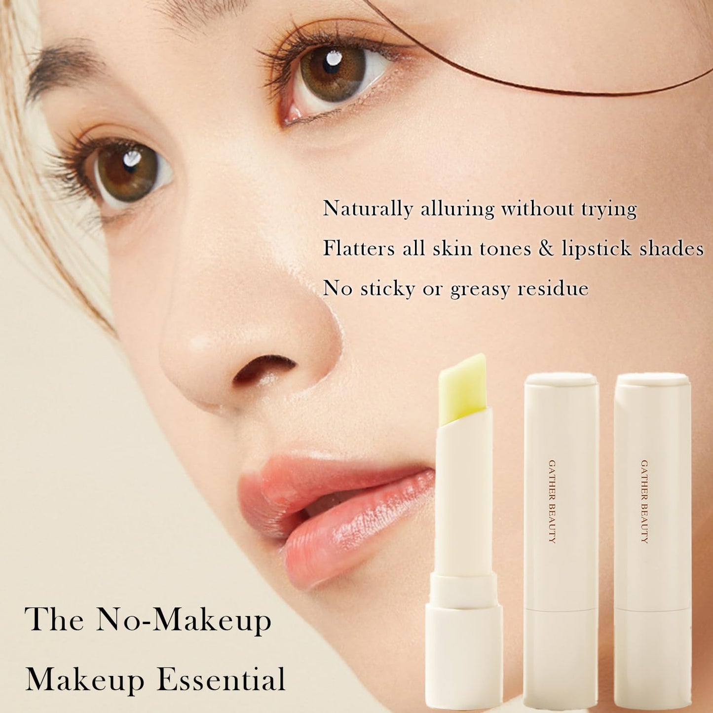 2 Pcs Colorless Lip Primer - Unscented & Non-Sticky, Ultra-Moisturizing Lip Care for Daily Hydration & Pre-Makeup Prep, Smooth & Lightweight