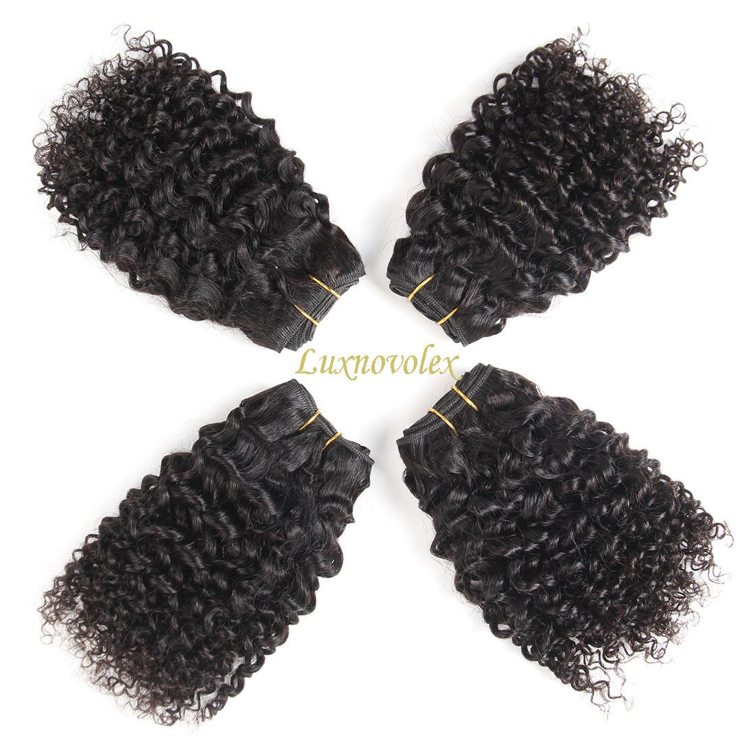 Brazilian Curly Bundles - Kinky Curly Virgin Human Hair | 50g/Bundle for Quick Weave