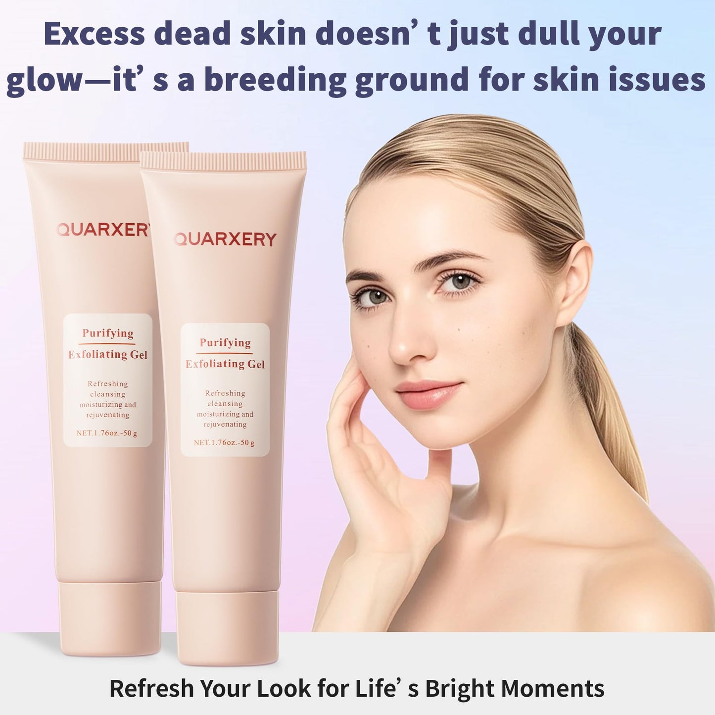 QUARXERY Purifying Exfoliating Gel 3Pcs