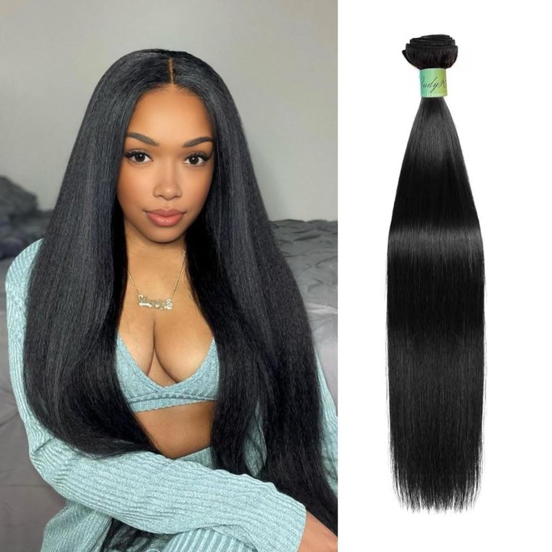 AnJudyReid 13A Straight Bundles Human Hair Bundles Straight 1 Bundle 20 Inch Brazilian Virgin Straight Hair Straight Bundles Human Hair Bundles For Black Woman