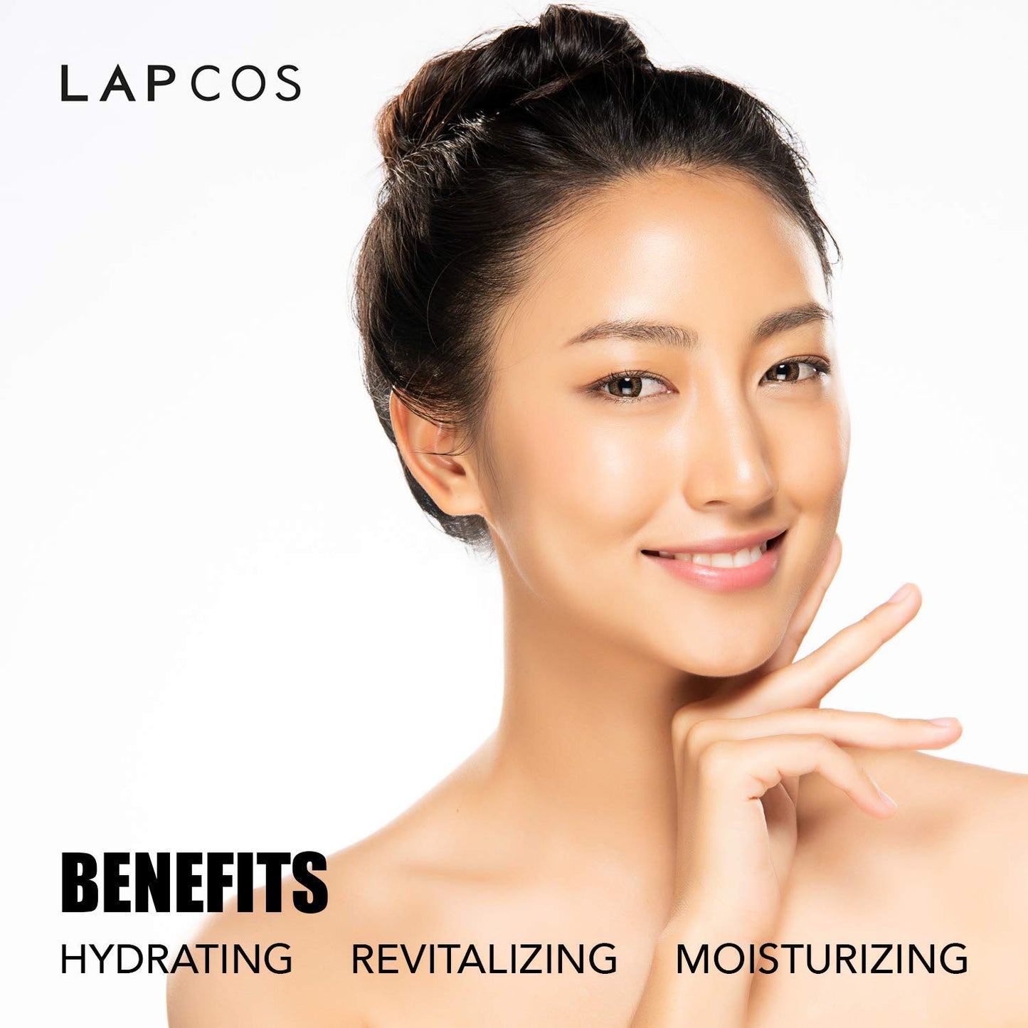 LAPCOS K Beauty Hyaluronic Acid and Collagen Sheet Mask Set, (10-Pack) Daily Sheet Masks with Hyaluronic Acid and Collagen, Anti-Aging Duo to Treat and Renew Skin, Korean Beauty Favorites