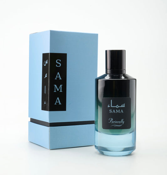 Parisvally Sama - Warm Vanilla, Caramelized Cognac, Sweet Amberwood Long-Lasting Unisex Fragrance - 3.40 Ounce / 100 ml