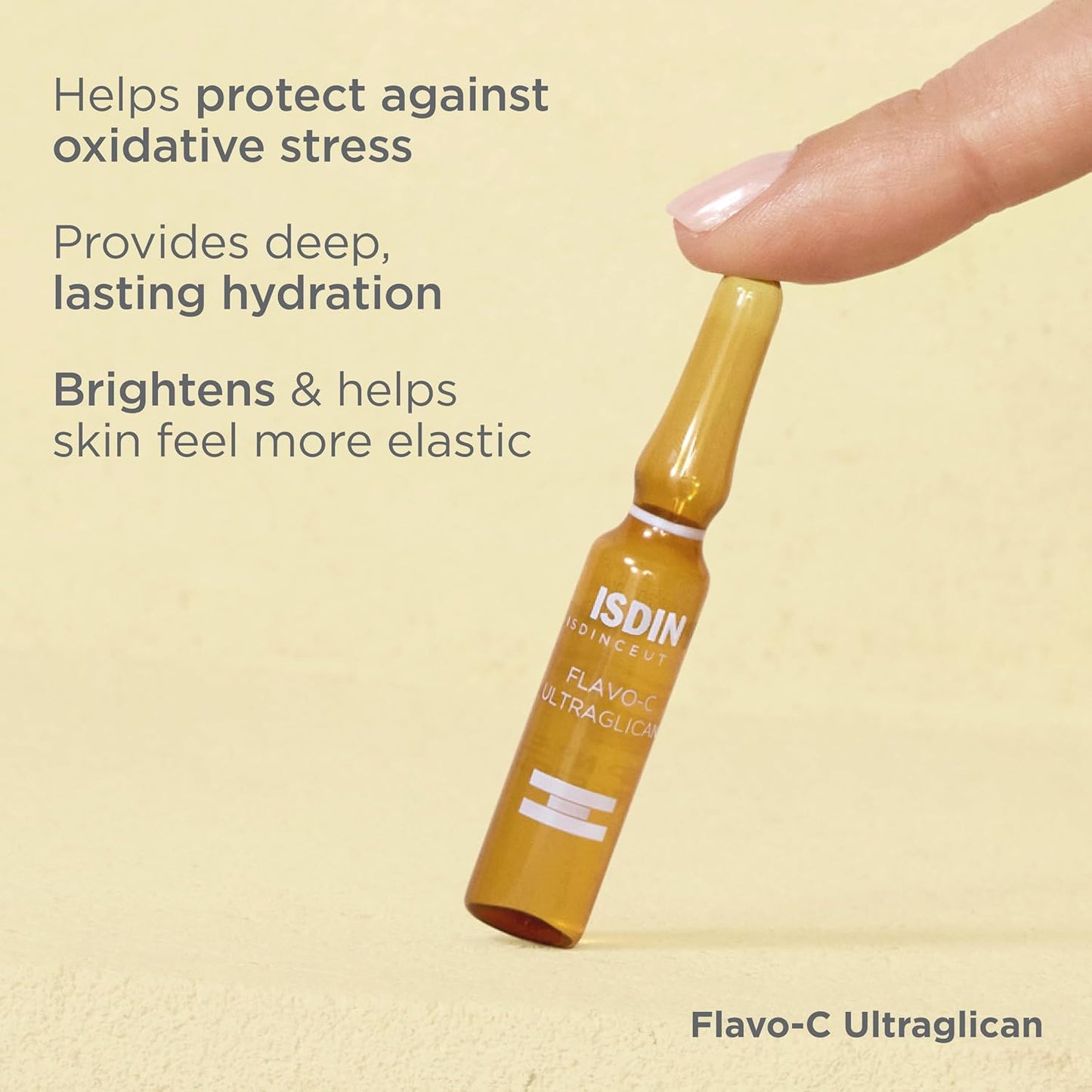 Flavo-C Ultraglican Vitamin C & Hyaluronic Acid Serum - Anti-Aging Hydration 30ml