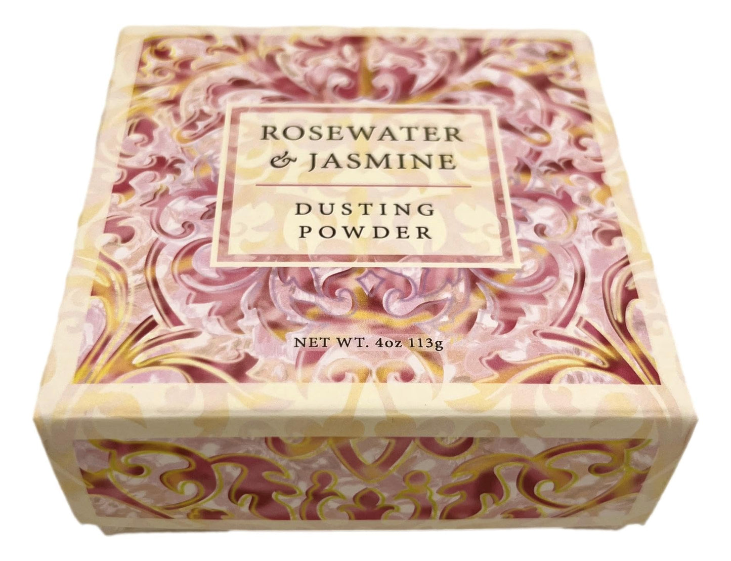 Greenwich Bay ROSEWATER JASMINE 3 Piece Beauty Gift Set of : BODY BUTTER, SPA SOAP, and DUSTING POWDER
