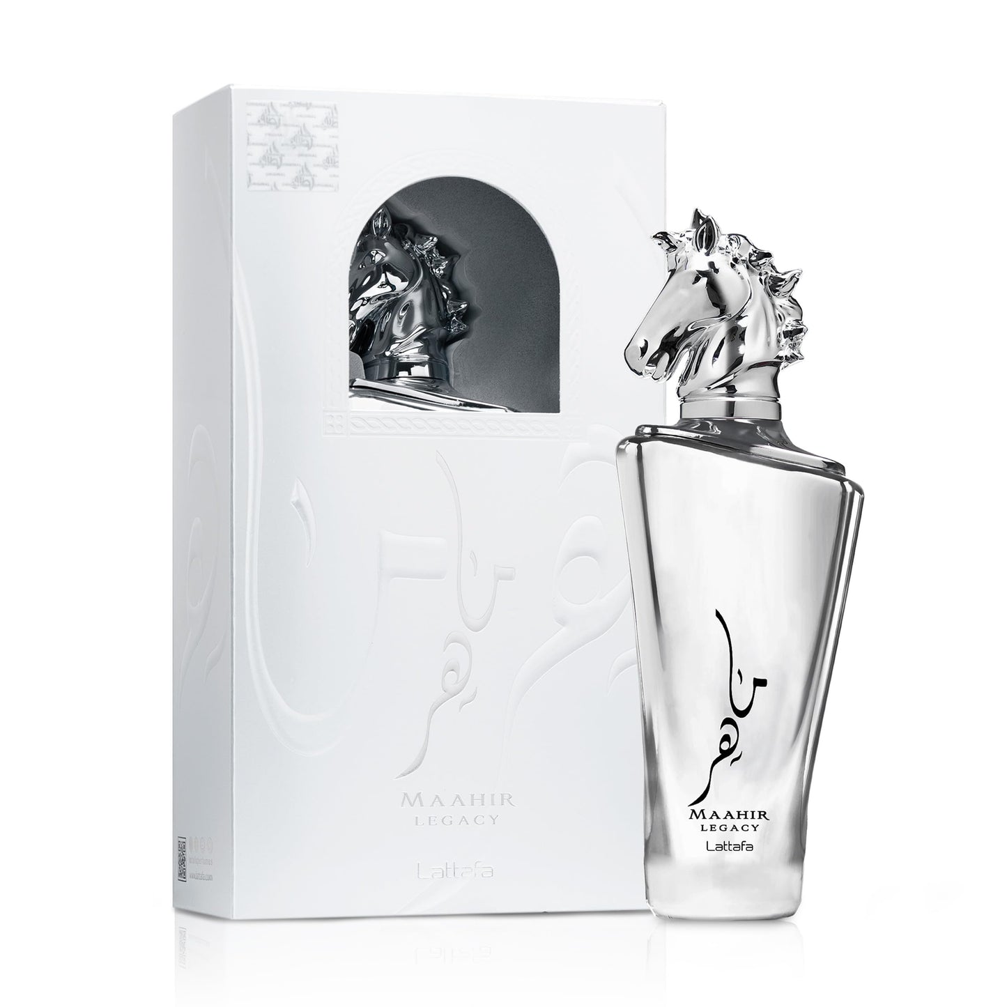Lattafa Maahir Legacy - Aromatic Spicy, Citrus, Amber Wood - Eau de Parfum Long-Lasting Fragrance for Men, 3.40 Ounce / 100 ml
