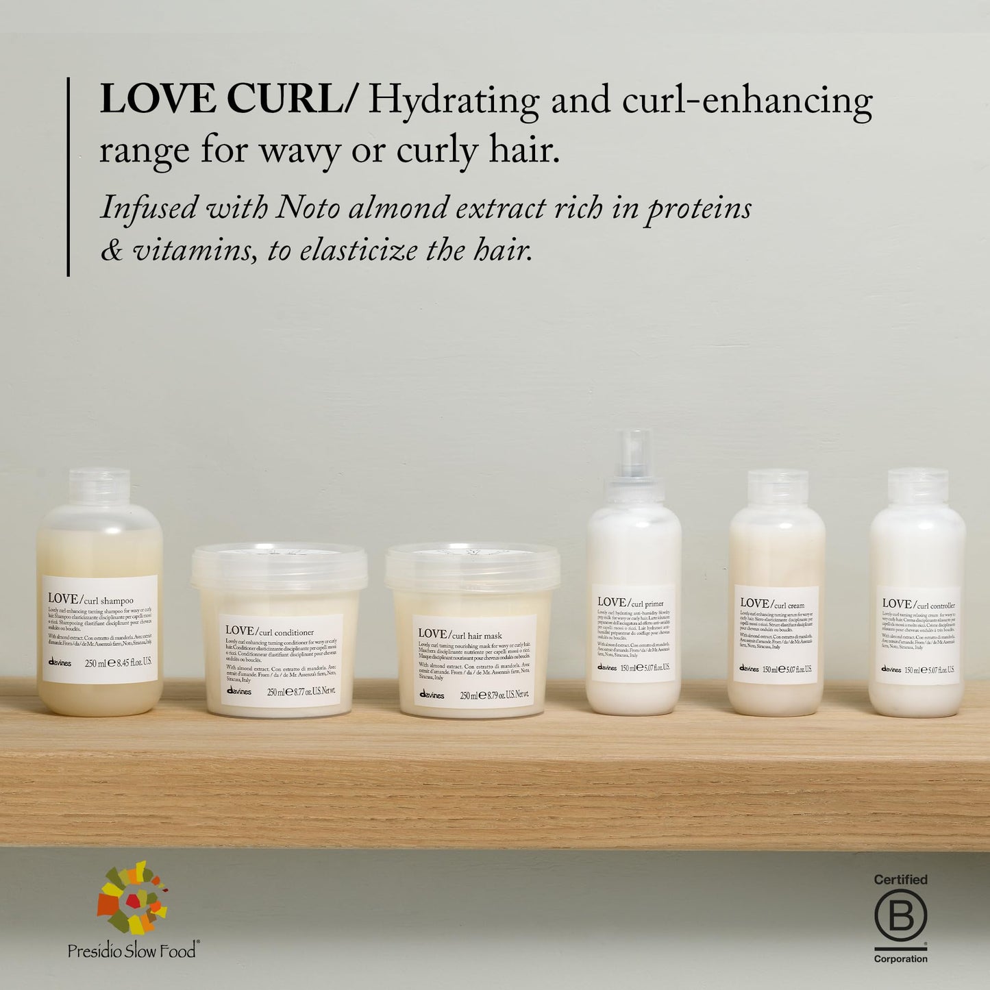 Davines LOVE Curl Prep Hydrating Heat Protect Mist