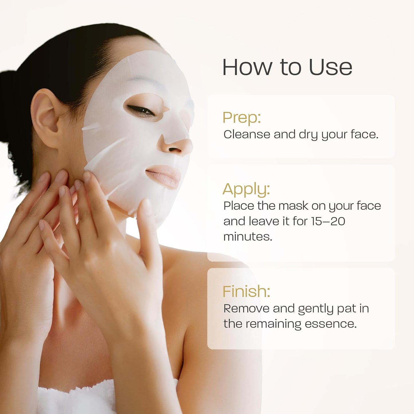 Deep Moisturizing Snail Mucin Sheet Mask - Glow & Hydration | 10 Count