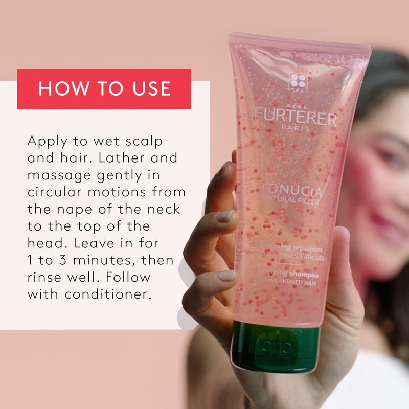Rene Furterer TONUCIA Replumping Shampoo - Revitalize Thin, Weakened Hair - Silicone-Free | Travel Size