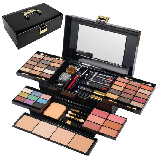 Joyeee All-in-One Makeup Gift Set Travel Makeup Kit Complete Starter Makeup Bundle Lipgloss Lipstick Concealer Blushes Powder Eyeshadow Palette Cosmetic Palette for Teen Girls & Adults #14