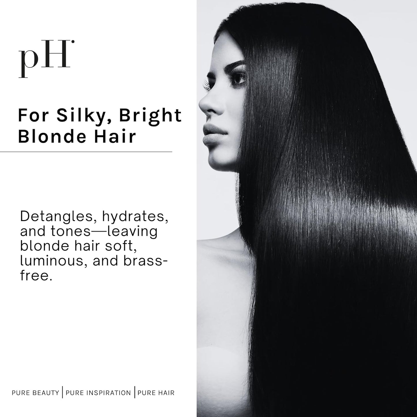 Ice Blonde Leave-In Detangler - Anti-Yellow Conditioner for Dry, Damaged Hair - 250ml | Smoother, Softer Blonde Hair