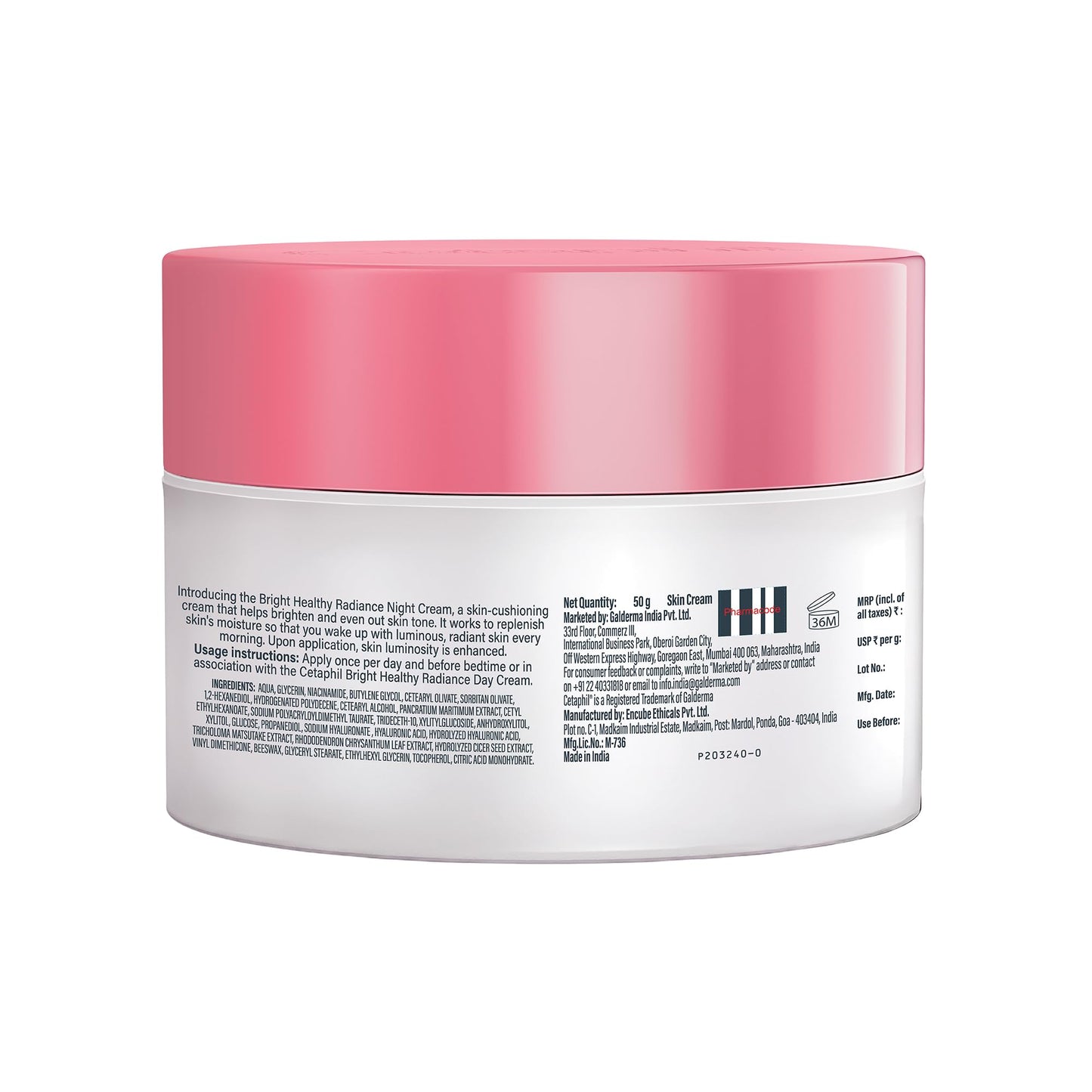 Bright Healthy Radiance Brightening Night Comfort Cream 1.7oz