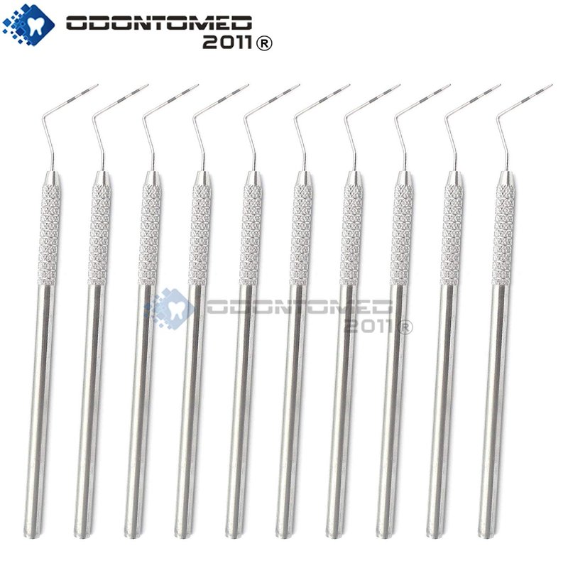 OdontoMed2011 10 PCS CP11 Probes Color Coded 'Marking Dental Root MEASURMENT Explorer Scaler PERIODONTAL Instruments ODM