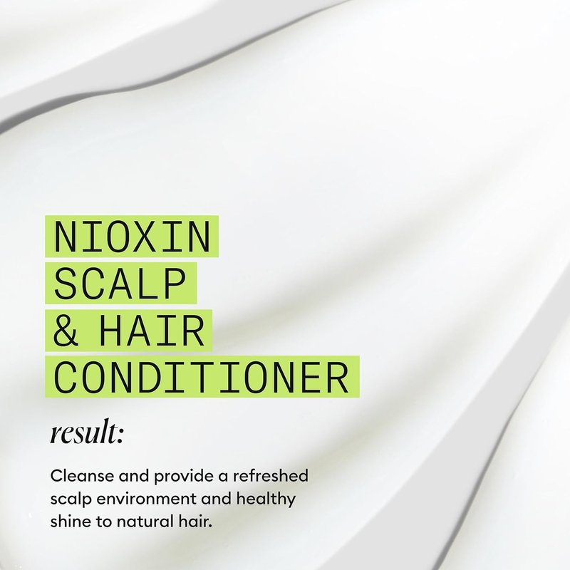 NIOXIN Scalp & Hair Thickening Conditioner - Boost Density with Niacinamide & Biotin | For Natural Hair