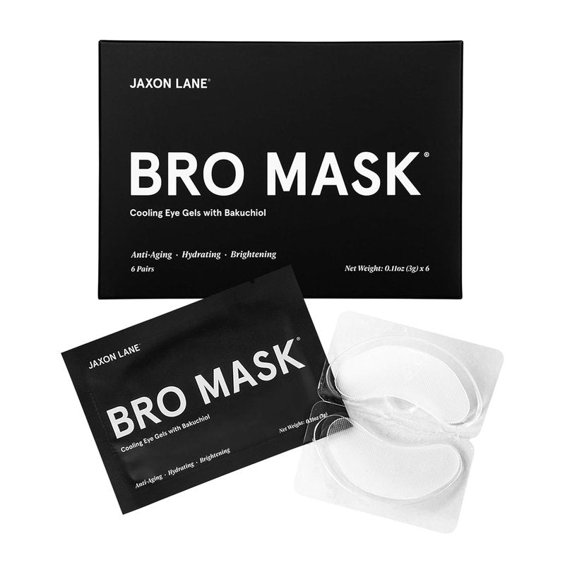 Jaxon Lane Under Eye Patches for Men - Hydrogel Anti-Aging Eye Masks for Dark Circles | 6-Pack