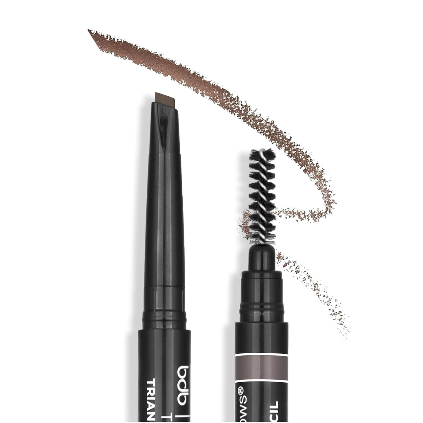 Billion Dollar Brows Universal Eyebrow Pencil - Dual-Ended Waterproof Pencil with Triangular Tip & Spoolie | Vegan & Cruelty-Free