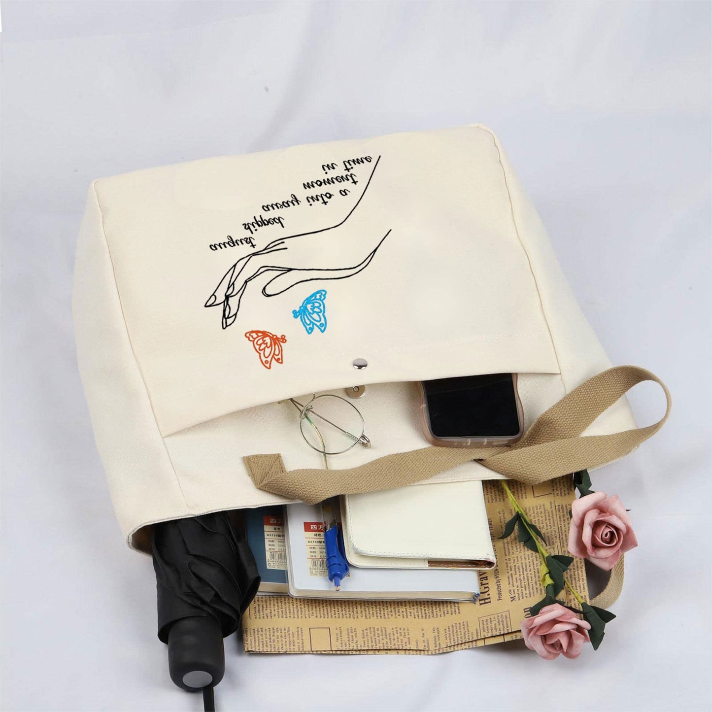 TOBGBE Album Canvas Big Bag Singer Fans Music Lover G-ift Song Lyrics G-ift Album Inspired G-ift (August TB )