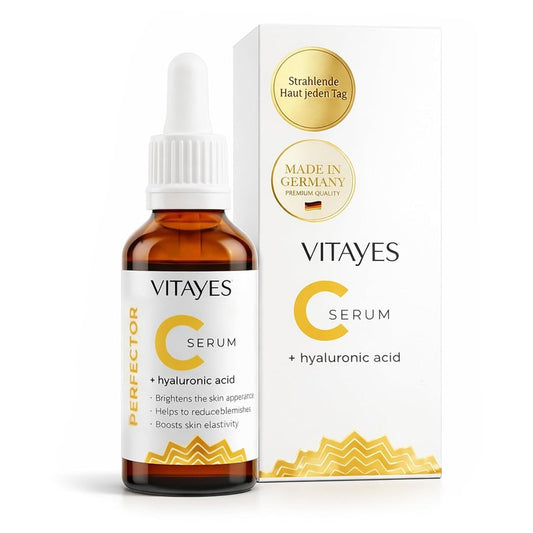 Vitamin C Face Serum - Anti-Aging Hydrating Formula with Hyaluronic Acid | 1 Oz for Dark Spots & Fine Lines